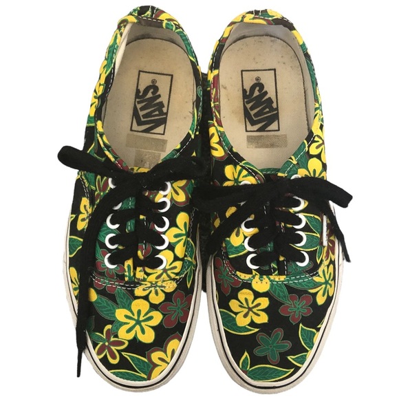 VANS Tropical Design low-top “Off The Wall” Sneakers - Picture 1 of 9